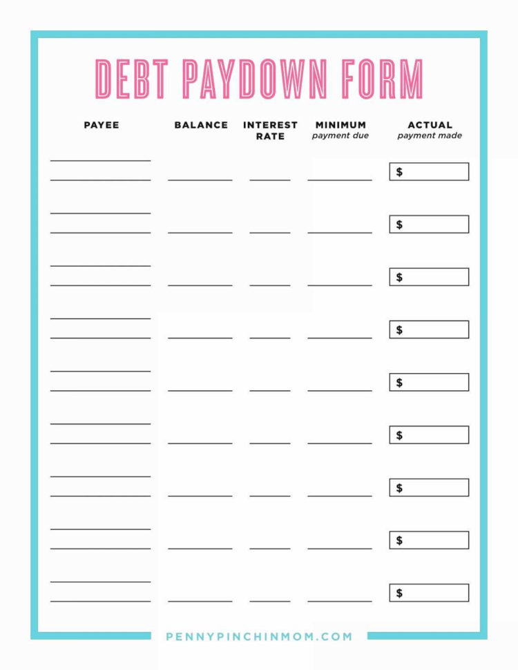 Debt Spreadsheet Throughout Get Out Of Debt Spreadsheet Snowball Helped Us Pay Off 6000 In 6