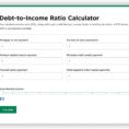 Debt To Income Ratio Spreadsheet Regarding Tateesq: Student Loan Lawyer For Help With Debt, Default,  Private