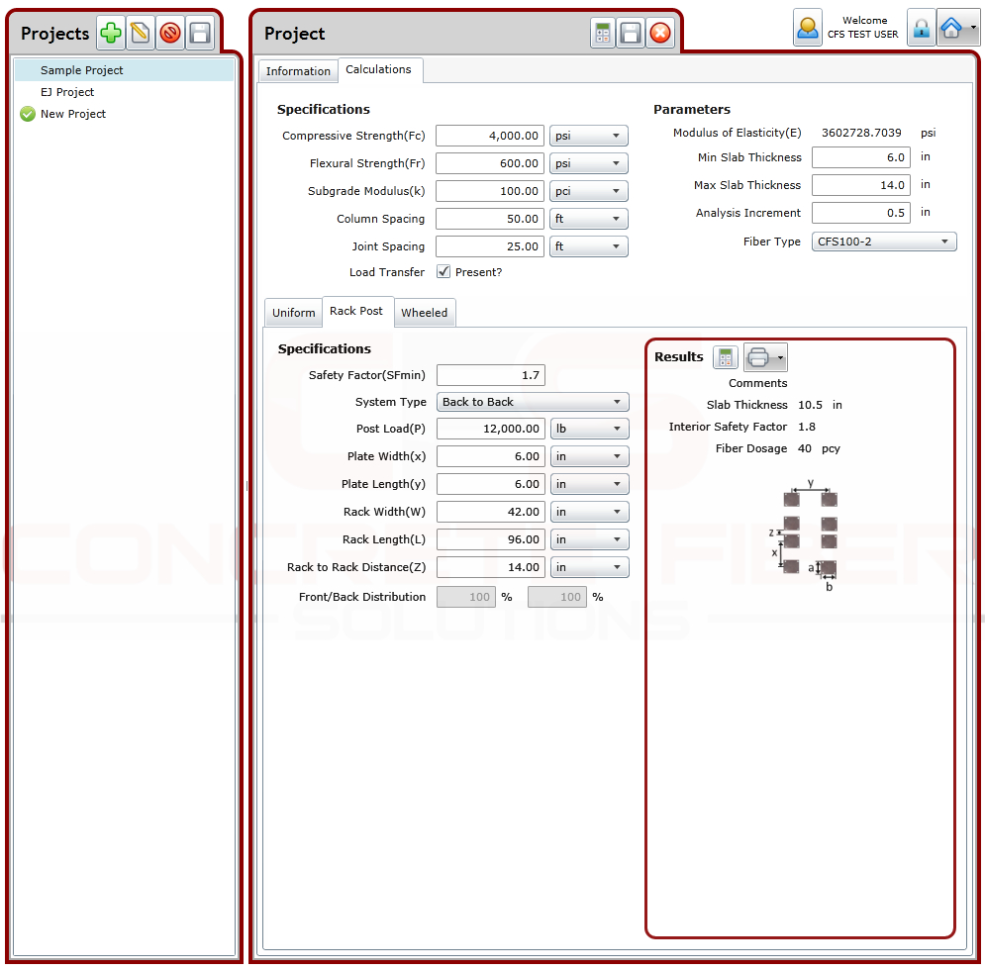 Deck Slab Design Spreadsheet pertaining to Slab Calculator For Fiber