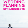 Destination Wedding Planning Spreadsheet With Customizable And Free Wedding Spreadsheets