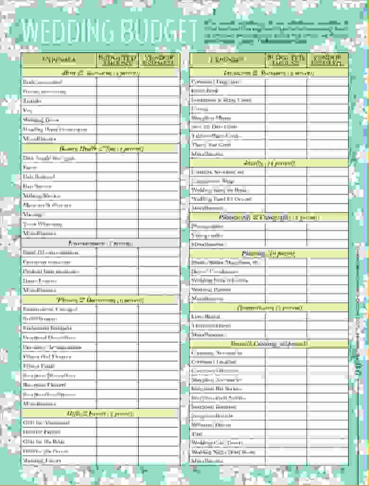 Destination Wedding Planning Spreadsheet With Regard To Spreadsheet For Wedding Planning – Alltheshopsonline.co.uk