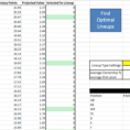 Dfs Excel Spreadsheet In Football Projection Tool Guide  Spreadsheet Sports