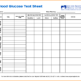 Diabetes Glucose Log Spreadsheet In Glucose Log Book Template Printable Diabetic  Parttime Jobs