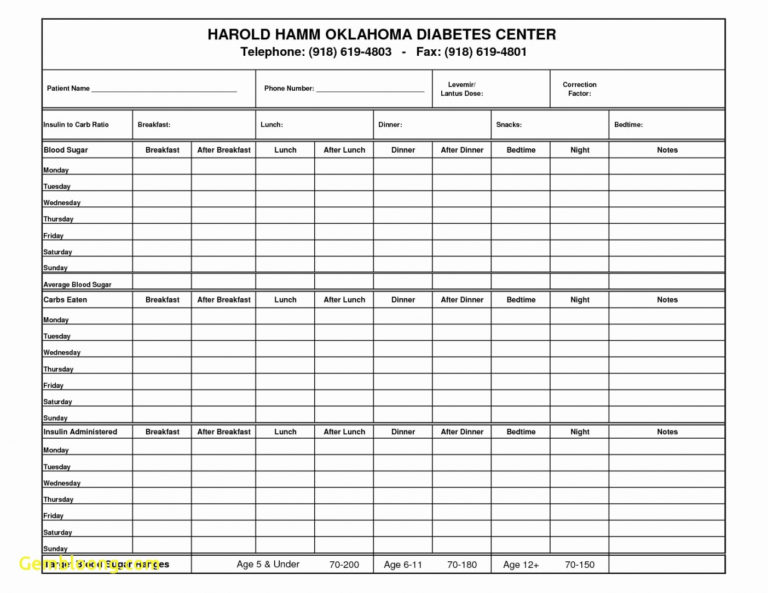 Diabetes Glucose Log Spreadsheet inside Blood Sugar Spreadsheet Sheet ...