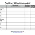 Diabetes Glucose Log Spreadsheet Throughout 017 Blood Sugar Log Template Diabetes Level Chart Luxury Printable