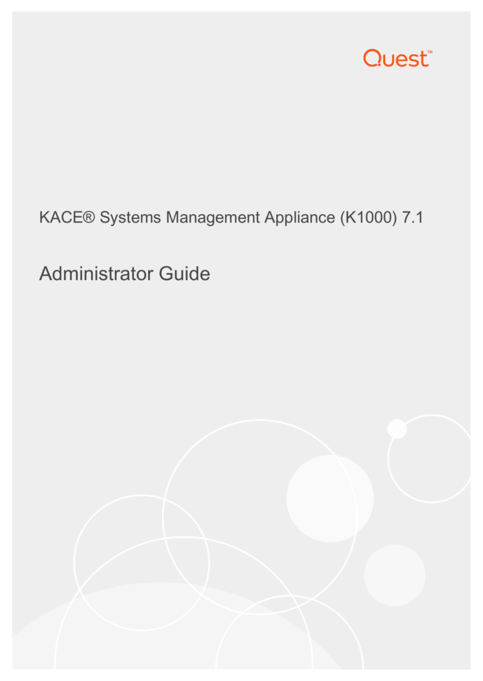 Diacap Controls Spreadsheet Within Kace® Systems Management Appliance K1000 7.1 Administrator Diacap Controls Spreadsheet Within Kace® Systems Management Appliance K1000 7.1 Administrator
