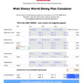 Disney Dining Plan Spreadsheet for Disney Dining Plan Calculators