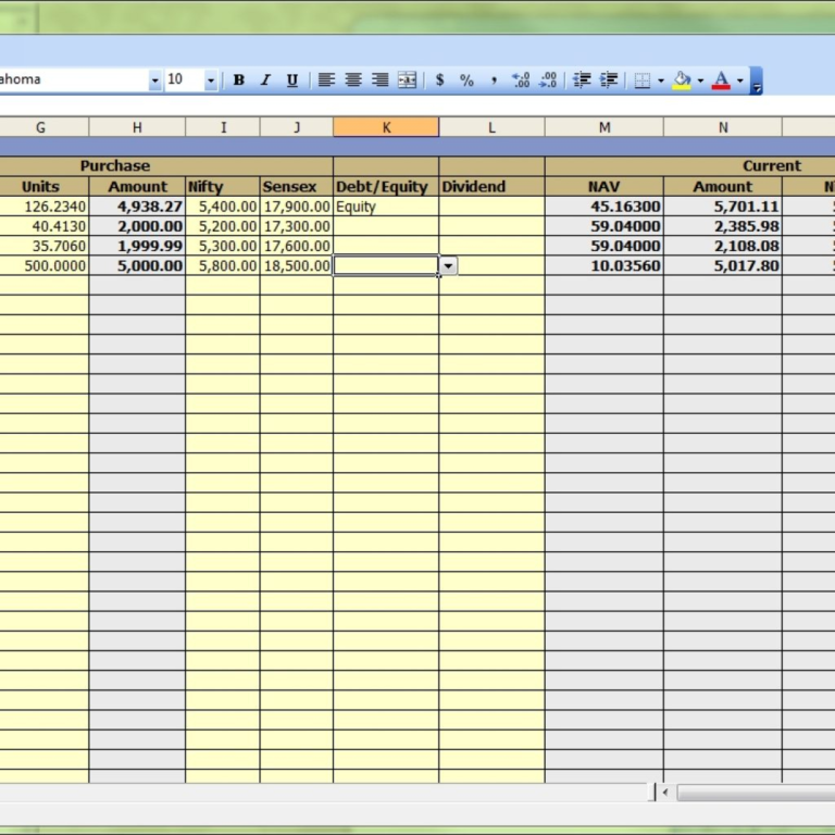 Dividend Spreadsheet Templates With Portfolio Tracking Spreadsheet 