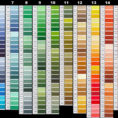 Dmc Floss Spreadsheet Within Dmc Color Chart – Updated  Lord Libidan