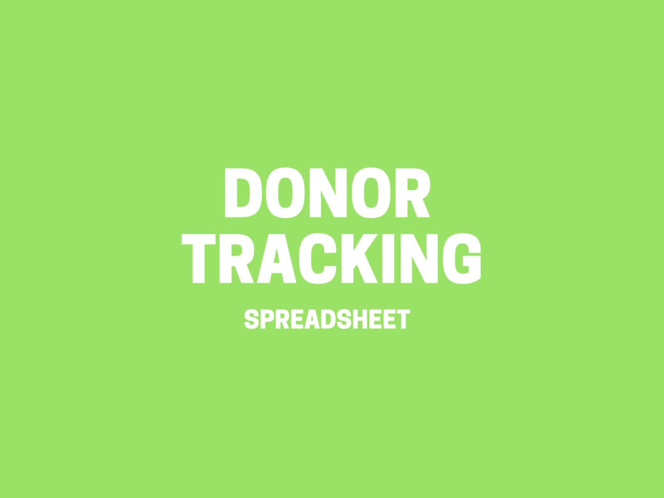 Donor Tracking Spreadsheet Inside Donor Tracking Spreadsheet > Donor Management Excel