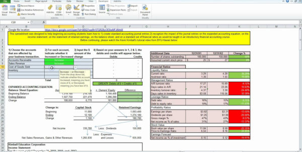 Double Entry Bookkeeping Excel Spreadsheet Free Spreadsheet Downloa ...