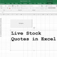 Download Stock Quotes To Excel Spreadsheet With How To Import Share Price Data Into Excel Market Index Download