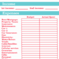 Easy Household Budget Spreadsheet Within Easy Home Budget Worksheet Sample Household Spreadsheet Template