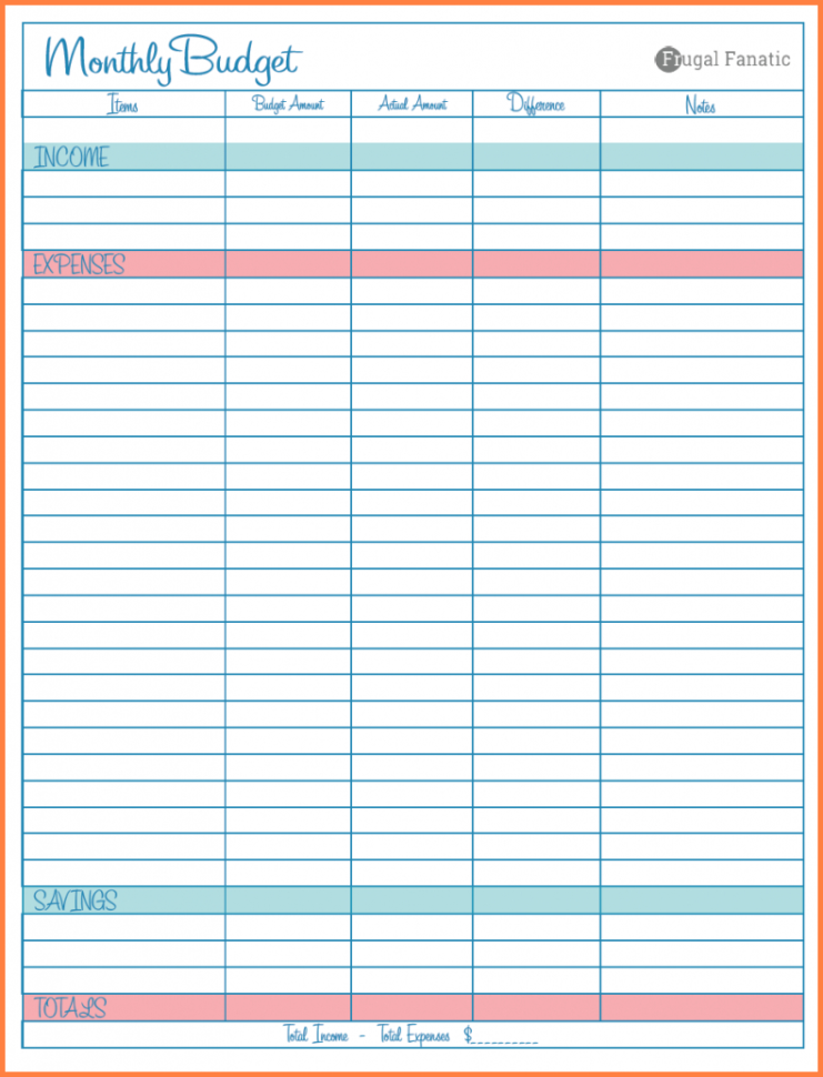 Easy Spreadsheet For Monthly Bills db excel com