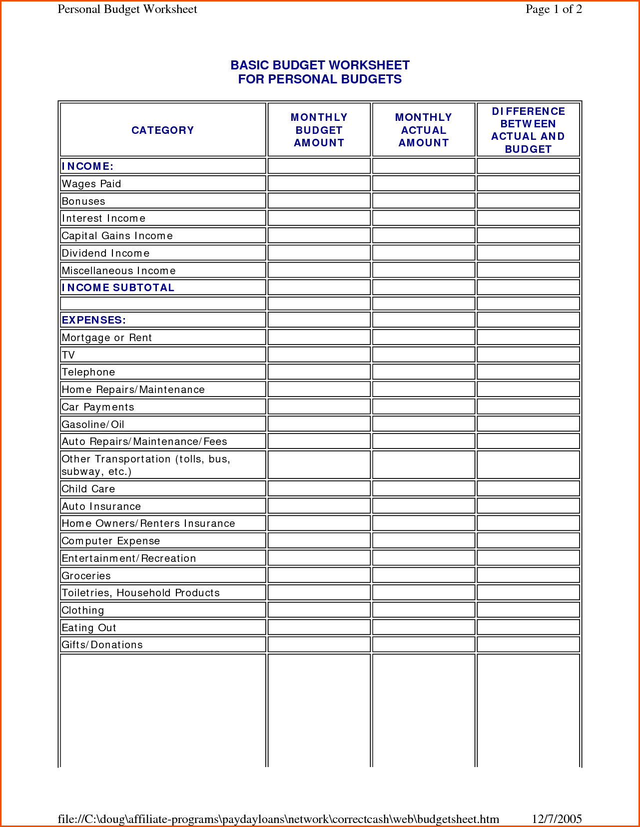 easy-to-use-budget-spreadsheet-regarding-budgets-for-dummies-worksheets