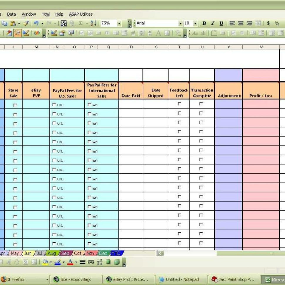 Ebay Inventory Tracking Spreadsheet — db-excel.com