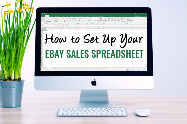 Ebay Selling Spreadsheet Template —
