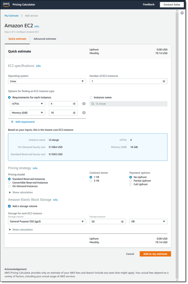 Ec2 Pricing Spreadsheet Within Check It Out – New Aws Pricing Calculator For Ec2 And Ebs  Aws News