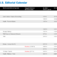 Editorial Calendar Spreadsheet Within The Complete Guide To Choosing A Content Calendar
