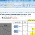 Electrical Load Analysis Spreadsheet Inside 3 Phase Load Calculation Tool  Excel Sheet  Software And Tools