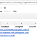 Email Data To Google Spreadsheet For Extract Social Profiles And Other Data From A List Of Business
