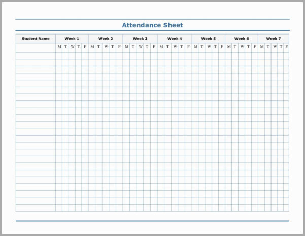 Employee Attendance Spreadsheet Template with Employee Attendance ...