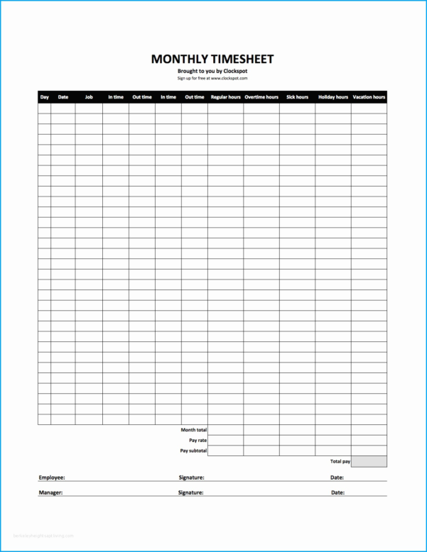 Employee Pto Tracking Excel Spreadsheet pertaining to Time Tracking ...