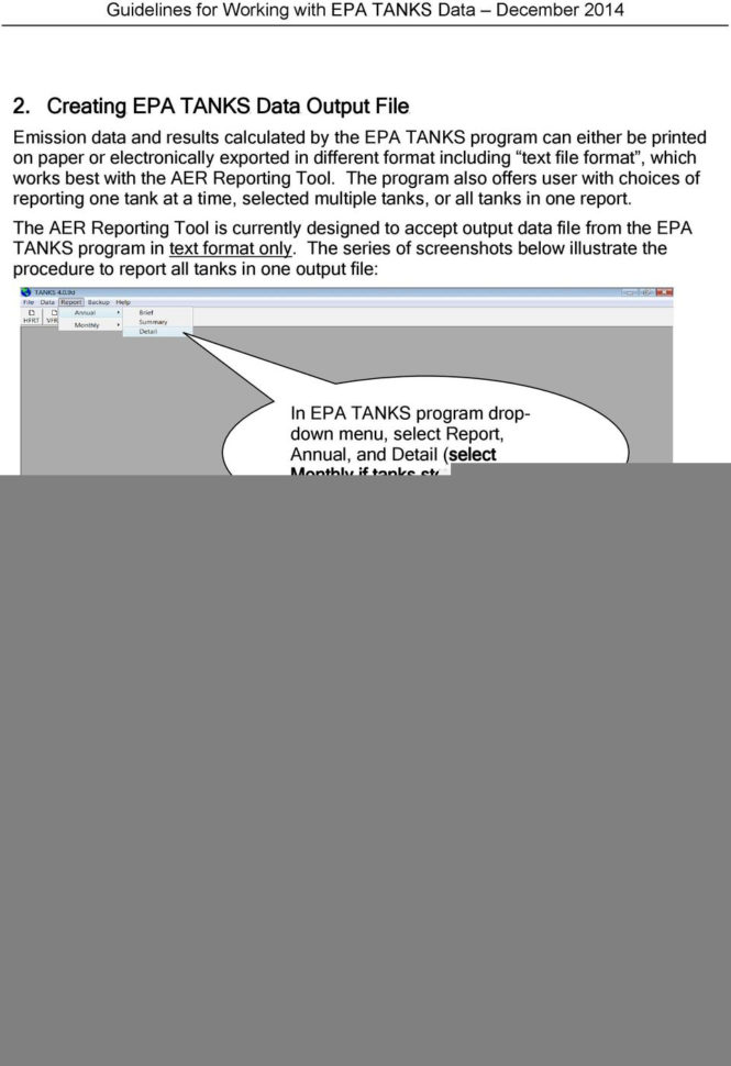 Epa Tanks Spreadsheet Throughout 1. Running Epa Tanks Program  Pdf