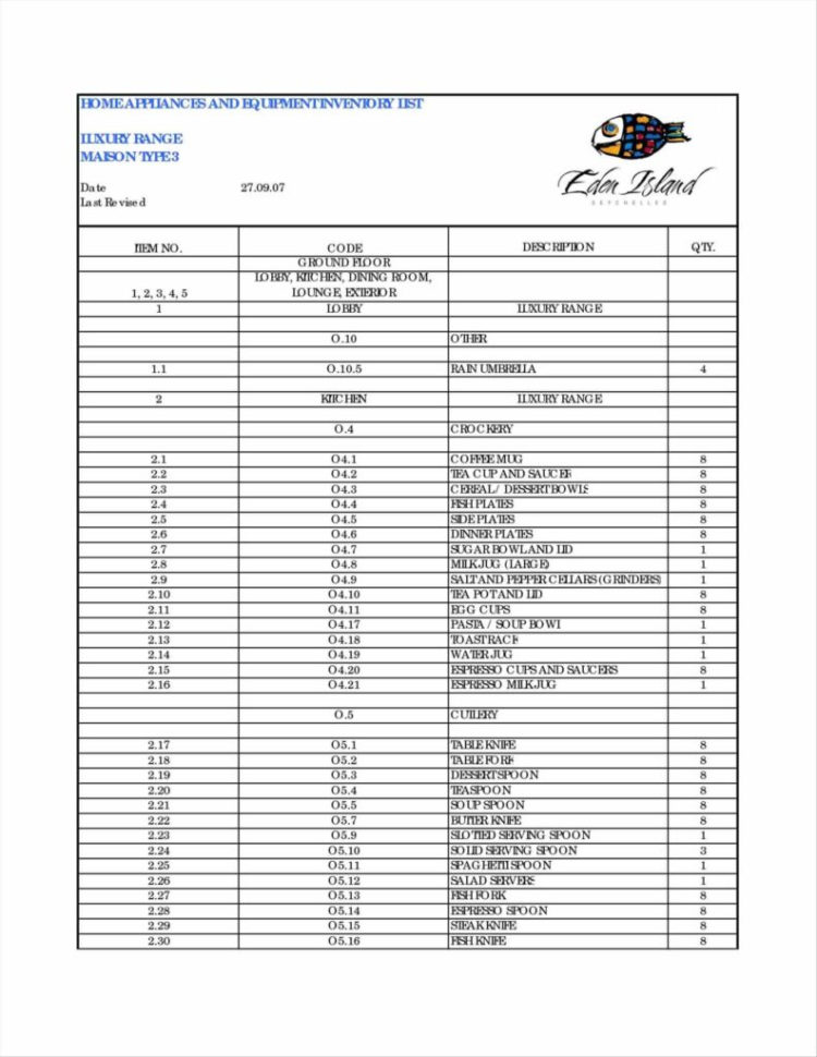 Equipment Inventory Spreadsheet Spreadsheet Downloa network equipment ...