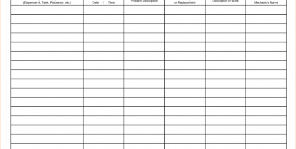 Equipment Maintenance Spreadsheet Spreadsheet Downloa heavy equipment ...