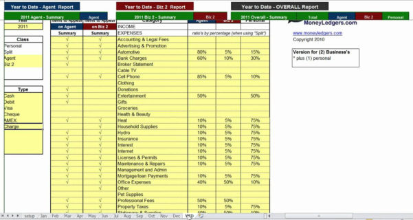 Estate Accounting Spreadsheet Spreadsheet Downloa estate accounting ...