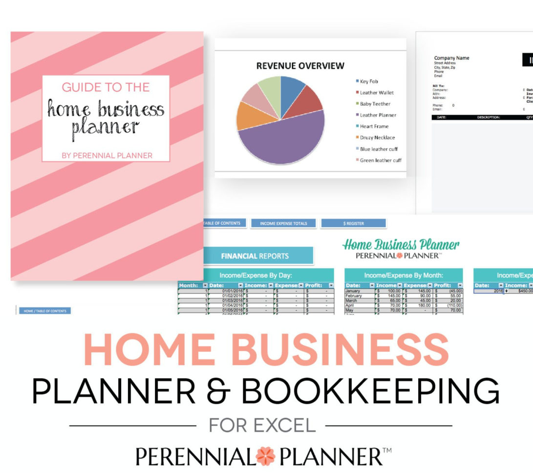 Etsy Inventory Spreadsheet Within Home Business Planner  Etsy