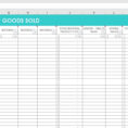 Etsy Pricing Spreadsheet Throughout Cost Of Goods Sold Inventory Spreadsheet Etsy Seller Tool Shop  Etsy