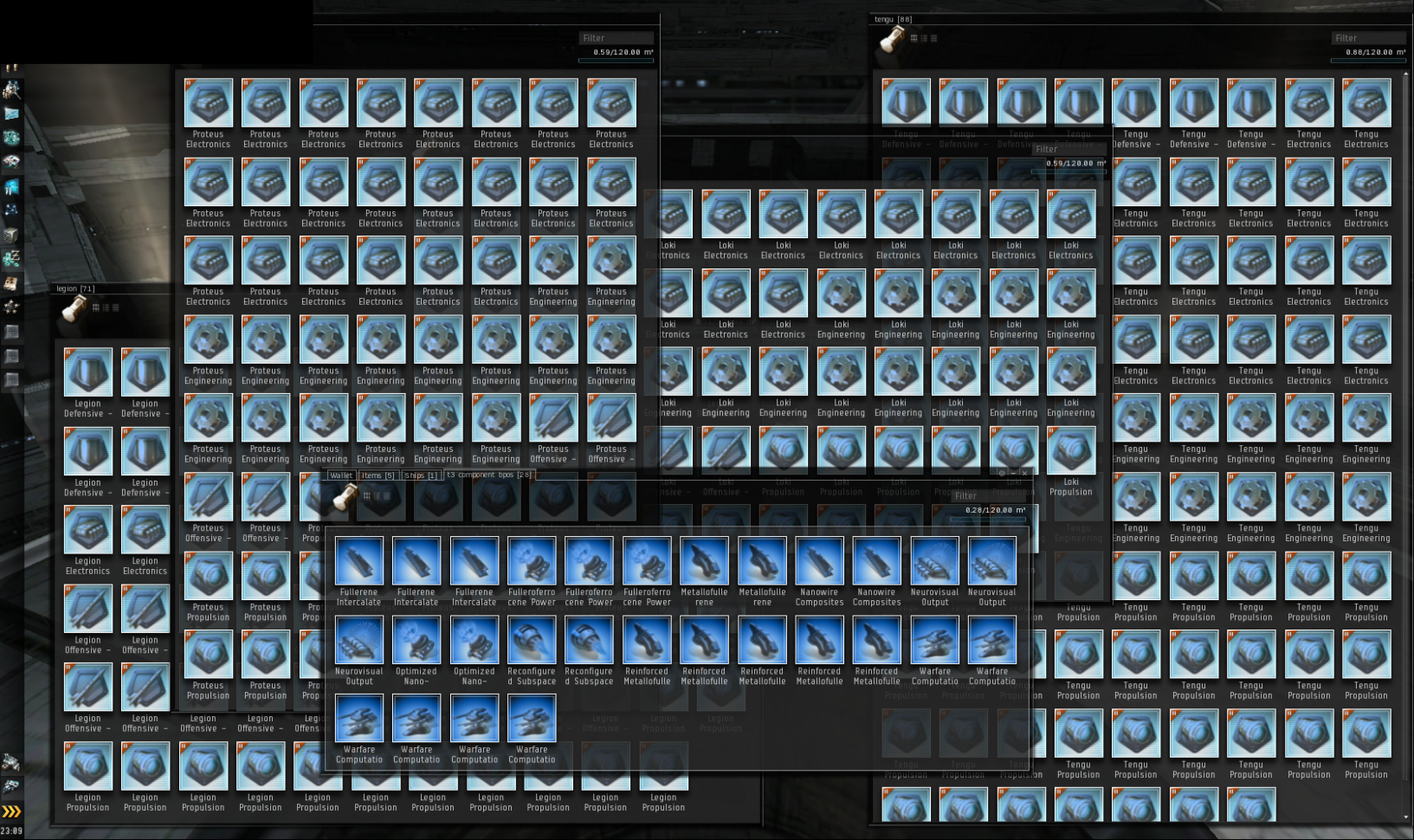Eve T2 Production Spreadsheet Pertaining To Mass Tech 3 Subsystem Production  K162Space