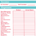 Example Of A Household Budget Spreadsheet With Regard To New Sample Household Budget Worksheet ~ Premium Worksheet