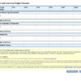 Example Of A Project Budget Spreadsheet In Project Management Budget Tracking Template Project Budget Plan