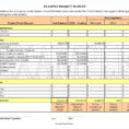 Example Of A Project Budget Spreadsheet Regarding Simpleget Proposal Template Project Tracking Spreadsheet Sample
