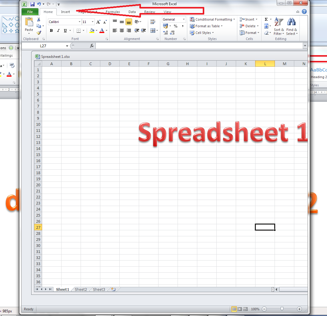 Excel 2010 Spreadsheet Inside How Do I View Two Excel Spreadsheets At A Time?  Libroediting