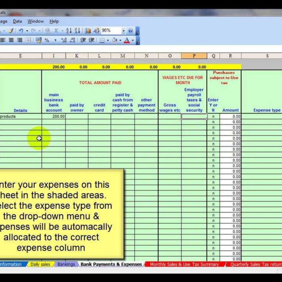 Excel Accounting Spreadsheet Templates Pertaining To Usa Salon Accounting Spreadsheet Template  Youtube Inside Free