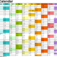 Excel Calendar Spreadsheet Pertaining To 2019 Calendar  Download 17 Free Printable Excel Templates .xlsx