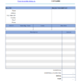 Excel Invoice Spreadsheet For Mac Invoice Template