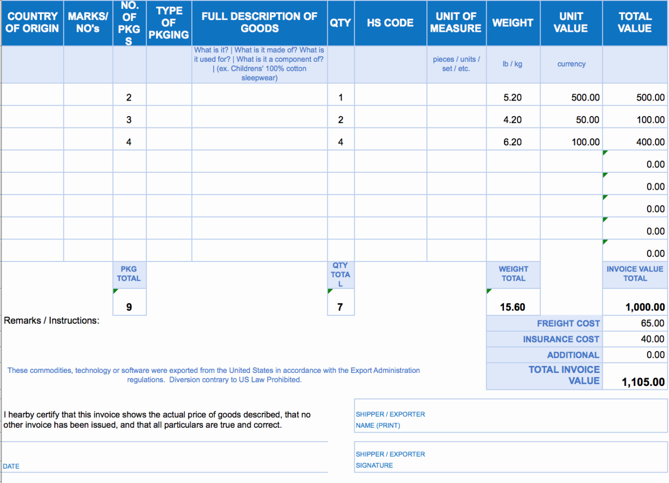 Excel Invoice Spreadsheet In Excel Invoice Template Download Free Excel Invoice Templates