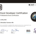 Excel Spreadsheet Certification Regarding Excel Certification  Get Excel Certified With Elearnexcel