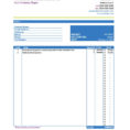 Excel Spreadsheet Consultant For Roof Repair Invoice Sample And Invoice Template Consulting Excel