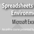 Excel Spreadsheet Course Online Intended For Spreadsheets For Business Environments  Florida State University