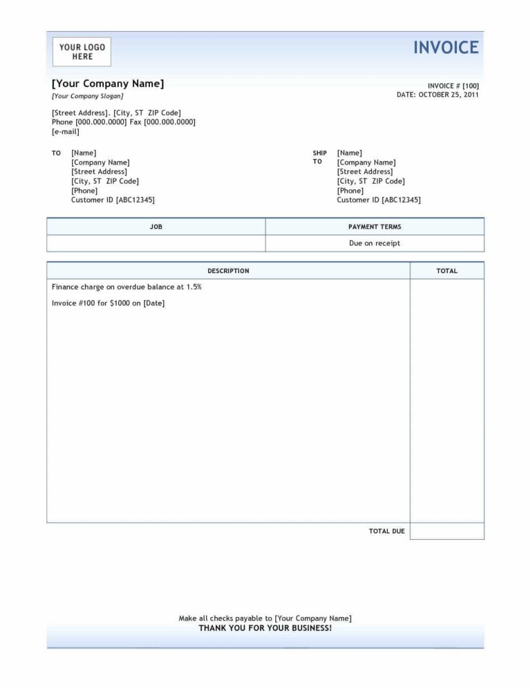 Excel Spreadsheet Design Service within Interior Design Service Invoice ...