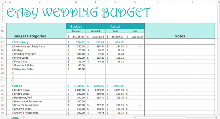 Excel Spreadsheet Examples For Students with Sample Excel Worksheets ...