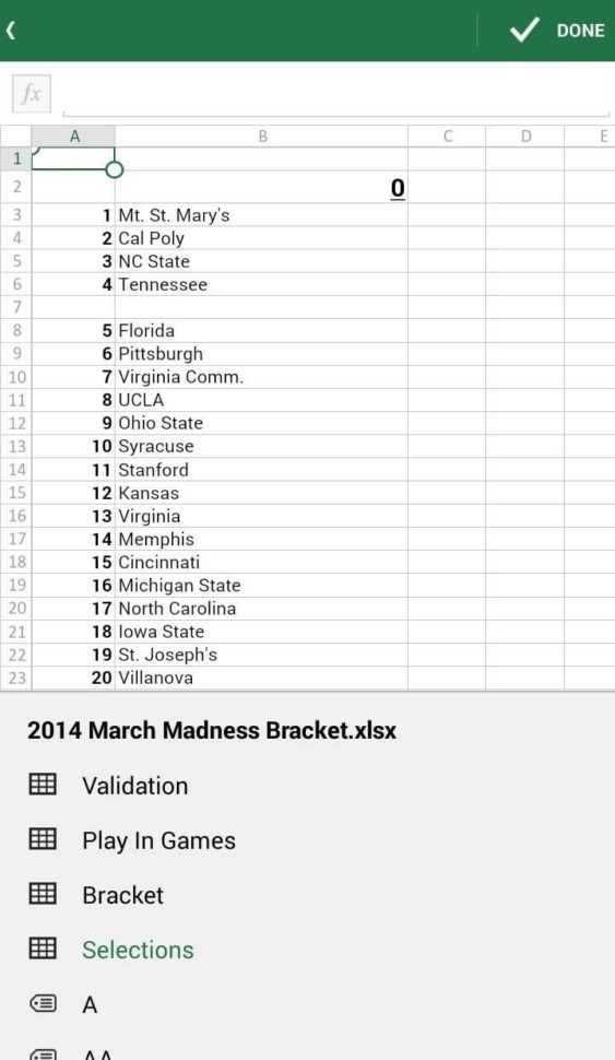 Excel Spreadsheet For Android Regarding How To Create  Edit Documents Using Microsoft Office For Android