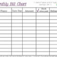 Excel Spreadsheet For Bill Tracking Inside Excel Template For Bills Spreadsheet Templates Expense Tracking Bill