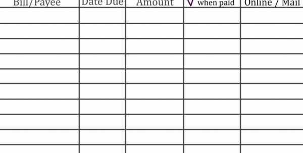 Excel Spreadsheet For Bill Tracking Spreadsheet Downloa excel ...